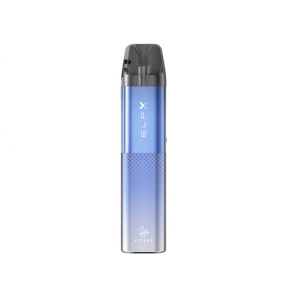 Elf Bar Elfx Refillable Pod Vape Kit - Blue - vapeukwholesale