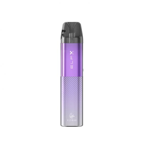 Elf Bar Elfx Refillable Pod Vape Kit - Purple - vapeukwholesale