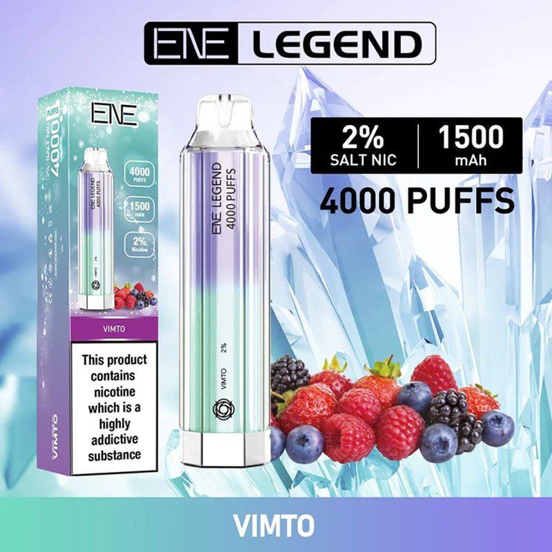 Elux ENE Crystal Legend 4000 Disposable Vape Puff Pod Device-VMT-vapeukwholesale
