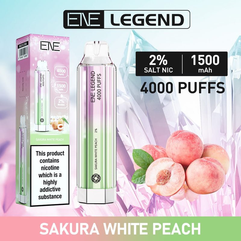 ENE Crystal Legend 4000 Disposable Vape Puff Pod Device-Blueberry Sour Raspberry-vapeukwholesale