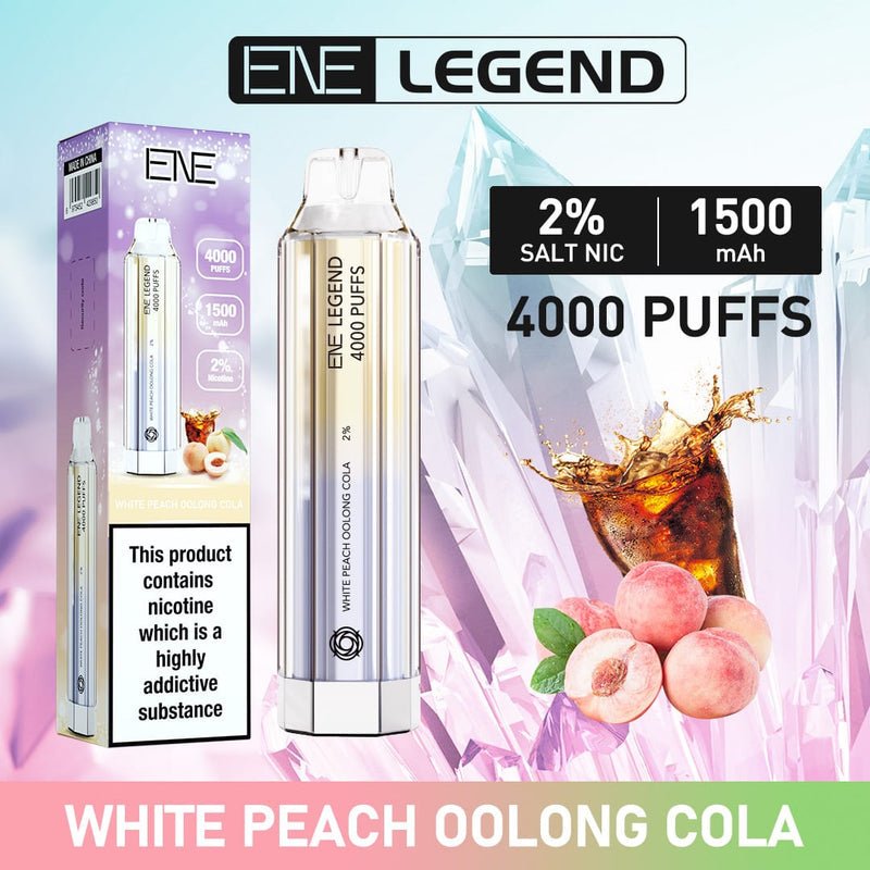 ENE Crystal Legend 4000 Disposable Vape Puff Pod Device-Blueberry Sour Raspberry-vapeukwholesale
