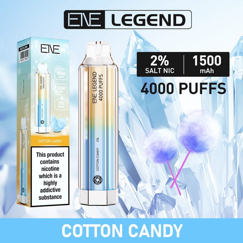 ENE Crystal Legend 4000 Disposable Vape Puff Pod Device-Blueberry Sour Raspberry-vapeukwholesale