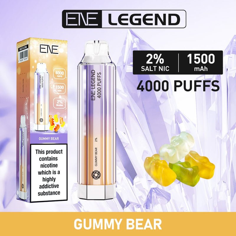 ENE Crystal Legend 4000 Disposable Vape Puff Pod Device-Blueberry Sour Raspberry-vapeukwholesale