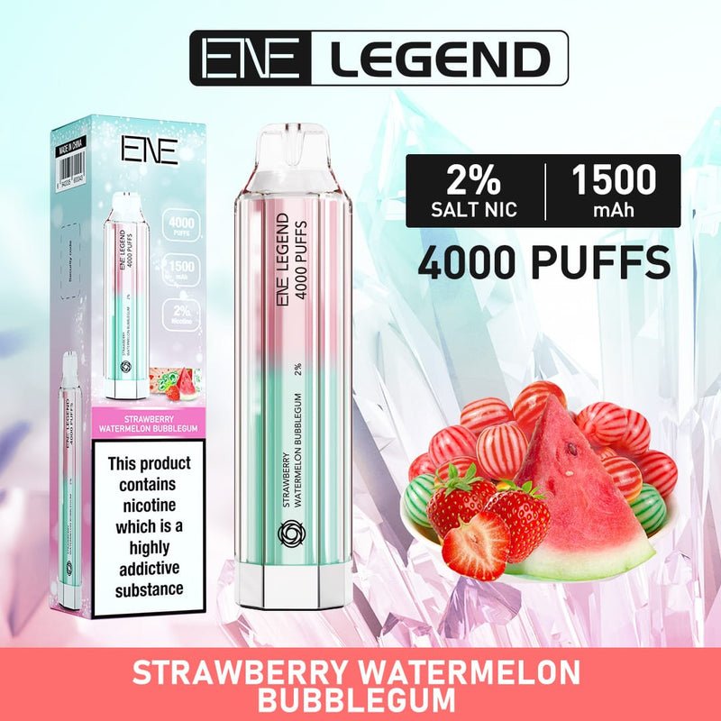 ENE Crystal Legend 4000 Disposable Vape Puff Pod Device-Blueberry Sour Raspberry-vapeukwholesale