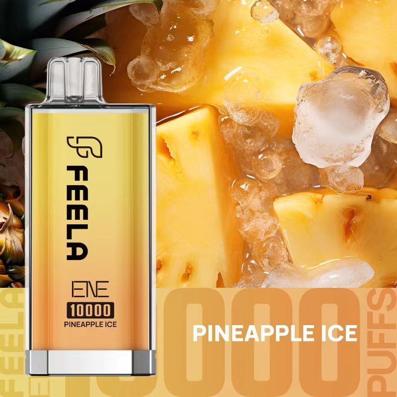 Feela ENE/Elux 10000 Disposable Vape Puff Pod Box of 10-Pineapple Ice-vapeukwholesale