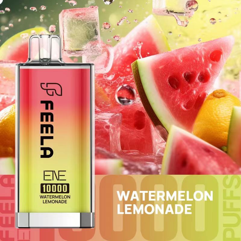 Feela ENE/Elux 10000 Disposable Vape Puff Pod Box of 10-Watermelon Lemonade-vapeukwholesale