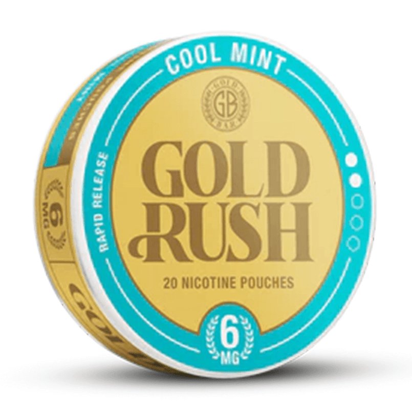 Gold Bar Gold Rush Nicotine Pouches Pack of 10-Cool Mint-vapeukwholesale
