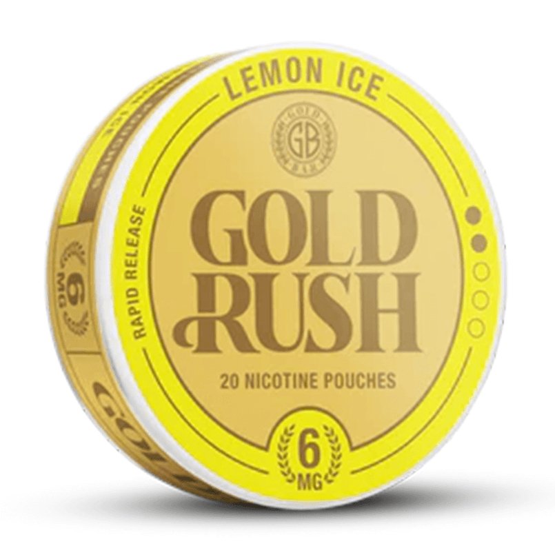 Gold Bar Gold Rush Nicotine Pouches Pack of 10-Lemon Ice-vapeukwholesale