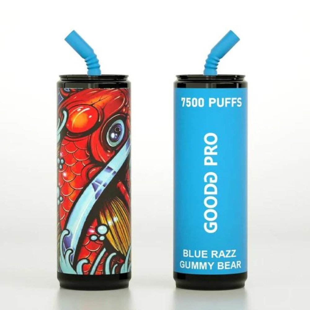 GoodG Pro 7500 Disposable Vape Puff Pod Device-Blue Razz Gummy Bear-vapeukwholesale