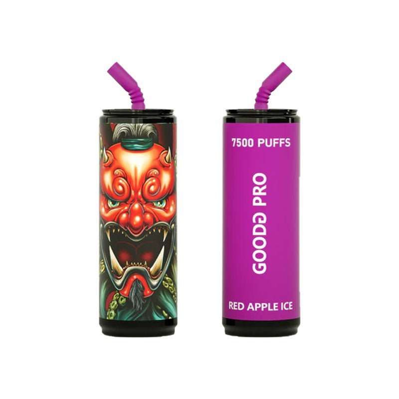 GoodG Pro 7500 Disposable Vape Puff Pod Device-Red Apple Ice * New *-vapeukwholesale