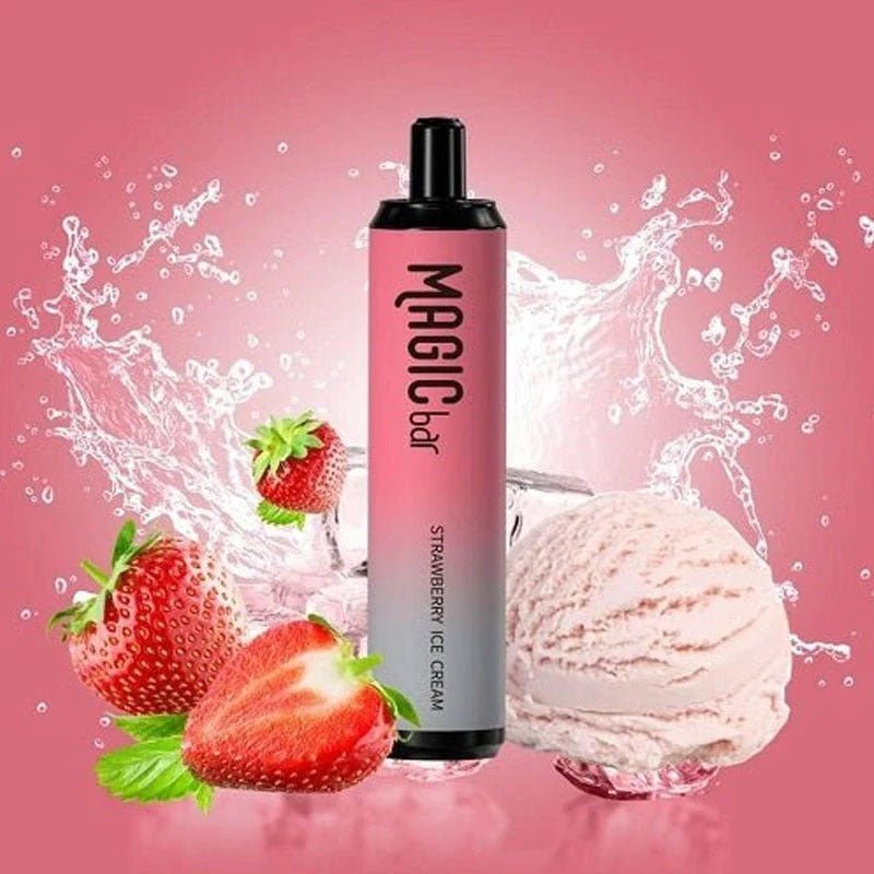 Magic Bar Max 4000 Disposable Vape Pod-Strawberry ice cream-vapeukwholesale