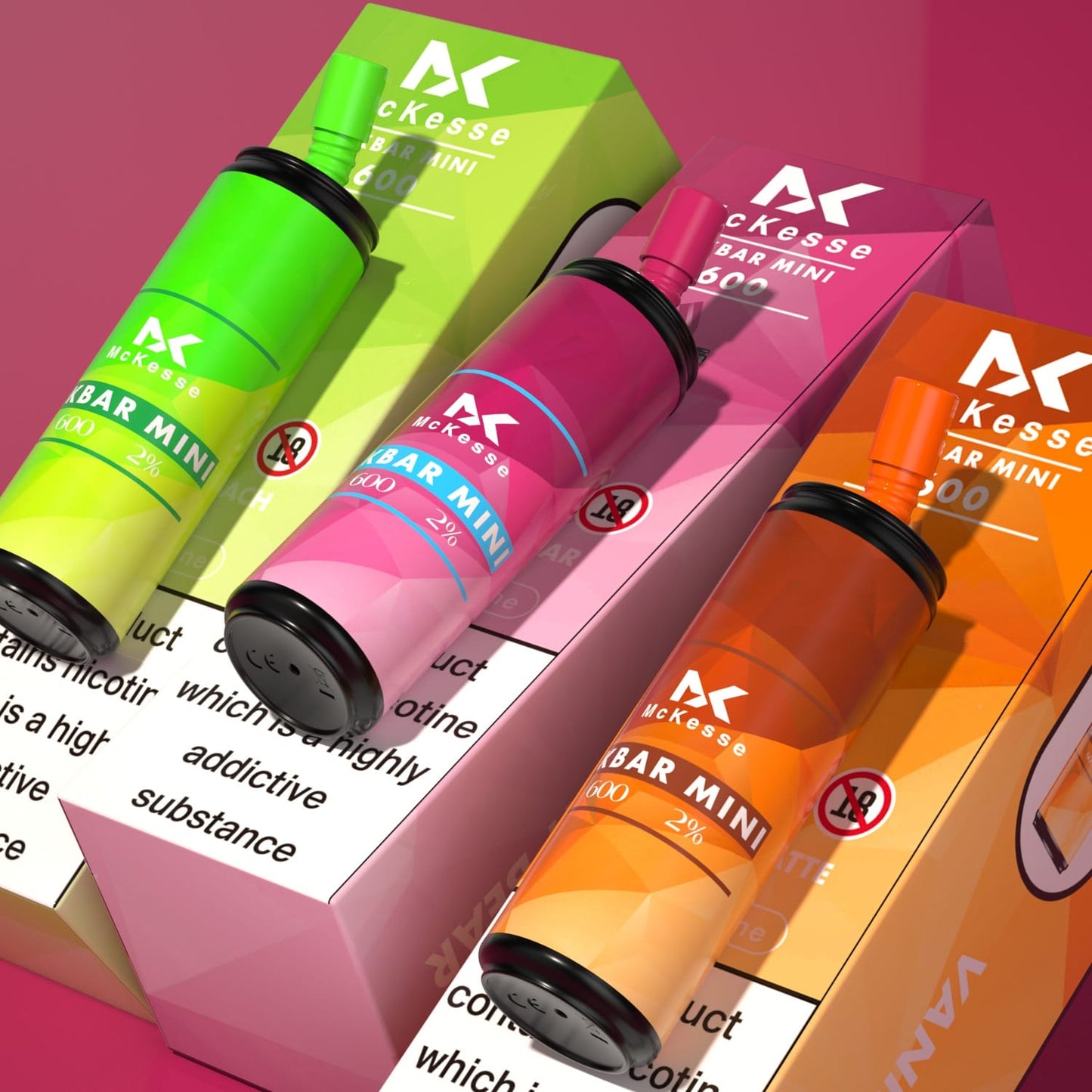 Mk Mini Bar 600 Puffs Disposable Vape Pod Box of 10