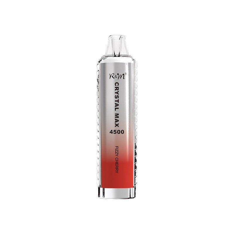 R & M Crystal Max 4500 Disposable Vape Box of 10 - Fizzy Cherry - vapeukwholesale