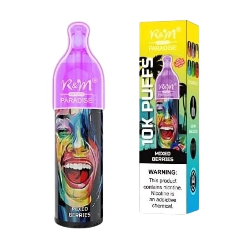 R & M Paradise 10000 Disposable Vape Pod - 20mg (Box of 10)-Mixed Berries-vapeukwholesale
