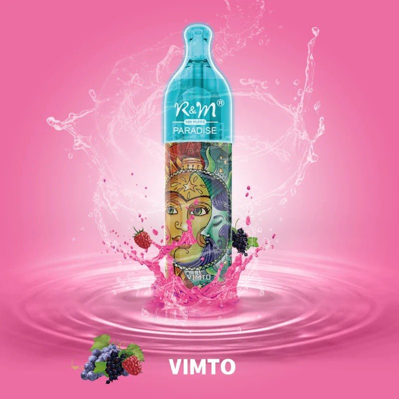 R & M Paradise 10000 Disposable Vape Pod - 20mg (Box of 10)-Vimto-vapeukwholesale