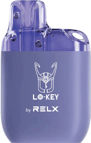 RELX Lo-key 600 Puffs Disposable Vape Pod Box of 10-Blackcurrant Mint-vapeukwholesale