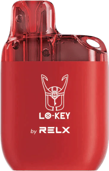 RELX Lo-key 600 Puffs Disposable Vape Pod Box of 10-Cherry Ice-vapeukwholesale