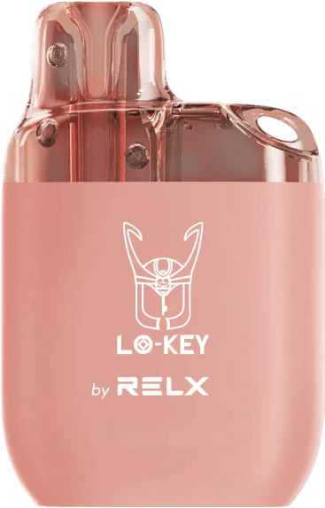 RELX Lo-key 600 Puffs Disposable Vape Pod Box of 10-Peach Ice-vapeukwholesale