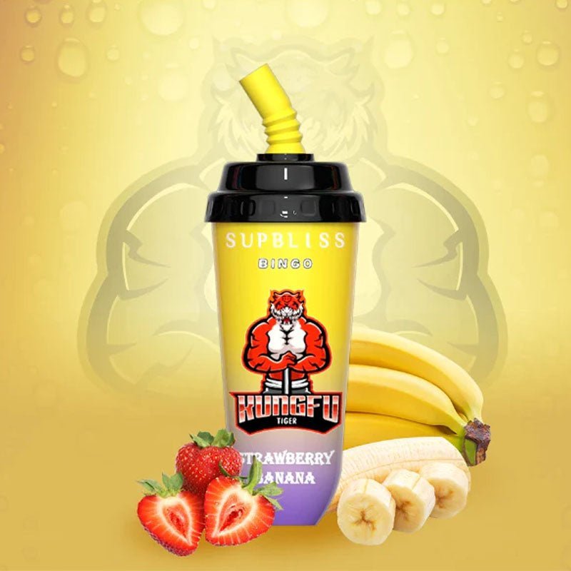 Supbliss Bingo 8000 Disposable Vape Puff Bar Pod Device-Strawberry Banana-vapeukwholesale