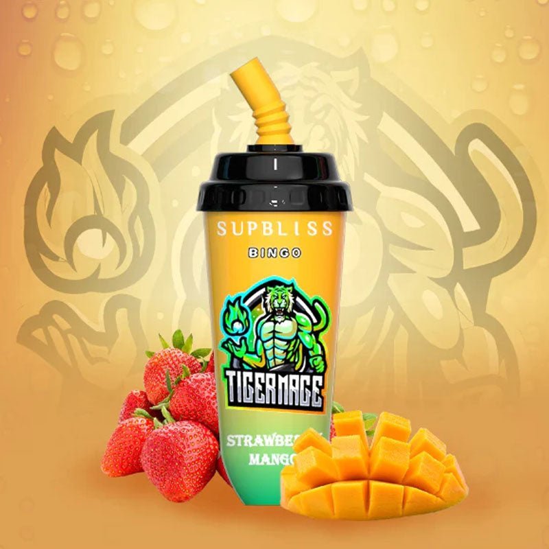 Supbliss Bingo 8000 Disposable Vape Puff Bar Pod Device-Strawberry Mango-vapeukwholesale