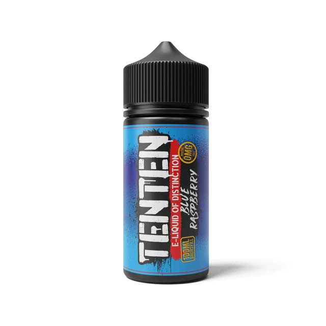 Ten Ten E-liquid 100ml Shortfill-Blue Raspberry-vapeukwholesale