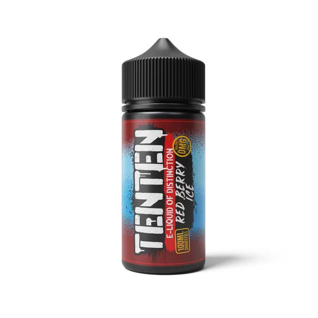 Ten Ten E-liquid 100ml Shortfill-Red Berry Ice-vapeukwholesale