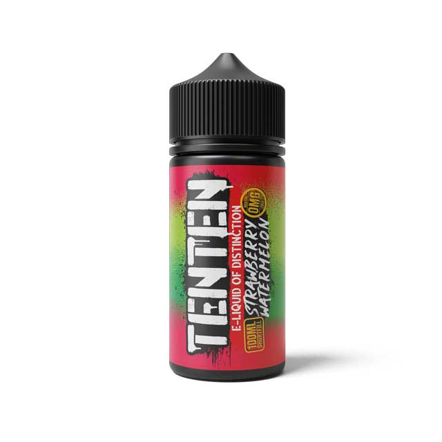 Ten Ten E-liquid 100ml Shortfill-Strawberry Watermelon-vapeukwholesale