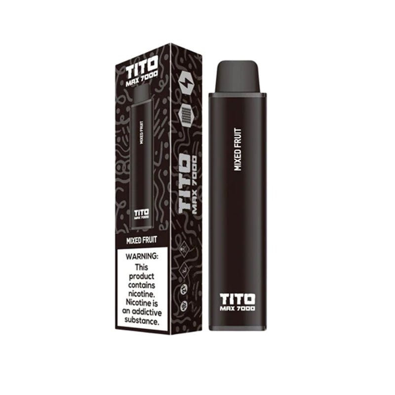 Tito Max 7000 Disposable Vape Pod Box of 10-Mixed Fruit-vapeukwholesale