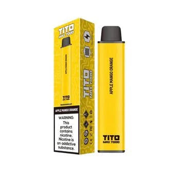 Tito Max 7000 Disposable Vape Pod Device-Apple Mango Orange-vapeukwholesale