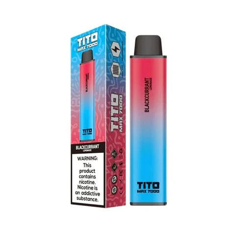 Tito Max 7000 Disposable Vape Pod Device-Blackcurrent Lemonade-vapeukwholesale