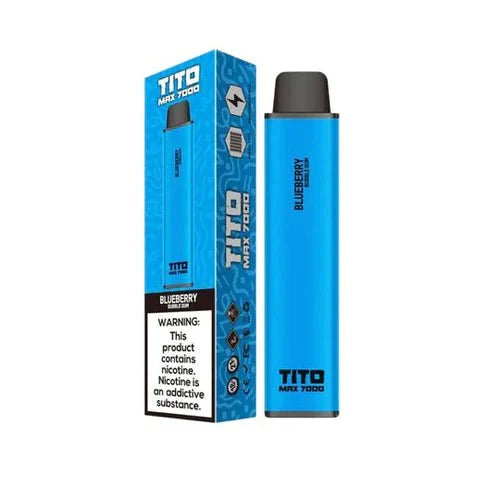Tito Max 7000 Disposable Vape Pod Device-Blueberry Bubblegum-vapeukwholesale