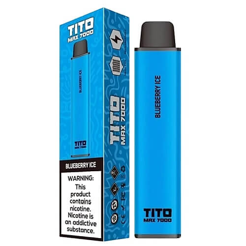 Tito Max 7000 Disposable Vape Pod Device-Blueberry Ice-vapeukwholesale