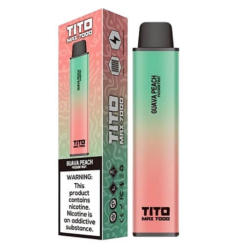 Tito Max 7000 Disposable Vape Pod Device-Guava Peach Passion Fruit-vapeukwholesale