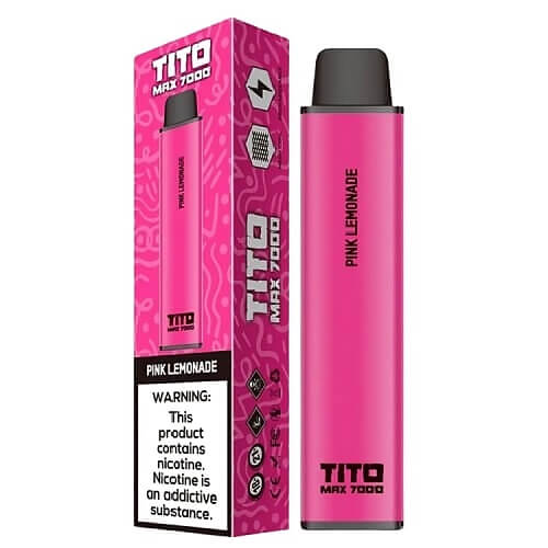 Tito Max 7000 Disposable Vape Pod Device-Pink Lemonade-vapeukwholesale