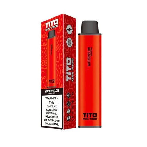 Tito Max 7000 Disposable Vape Pod Device-Watermelon Bubblegum-vapeukwholesale