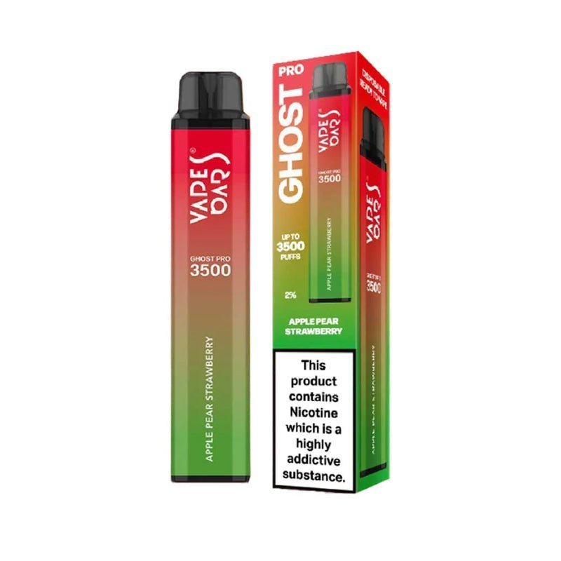 Vape Bar Ghost Pro 3500 Disposable Vape Pod Pen-Apple Pear Strawberry-vapeukwholesale
