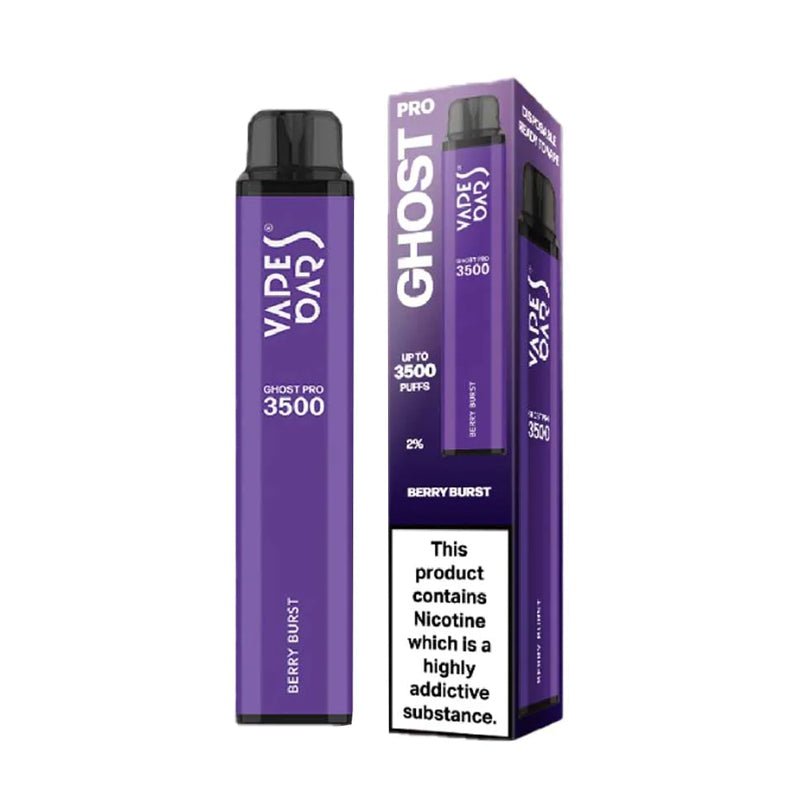 Vape Bar Ghost Pro 3500 Disposable Vape Pod Pen-Berry Brust-vapeukwholesale