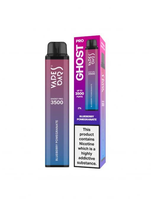 Vape Bar Ghost Pro 3500 Disposable Vape Pod Pen-Blueberry Pomegranate-vapeukwholesale