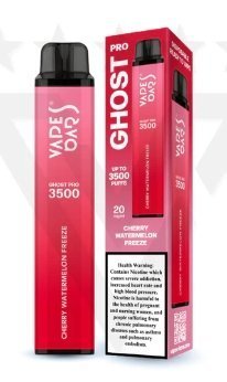 Vape Bar Ghost Pro 3500 Disposable Vape Pod Pen-Cherry Watermelon Freeze-vapeukwholesale