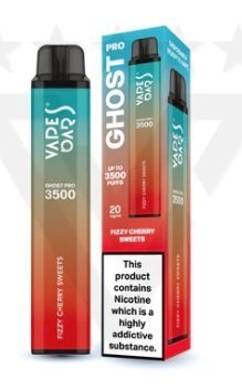 Vape Bar Ghost Pro 3500 Disposable Vape Pod Pen-Fizzy Cherry Sweets-vapeukwholesale