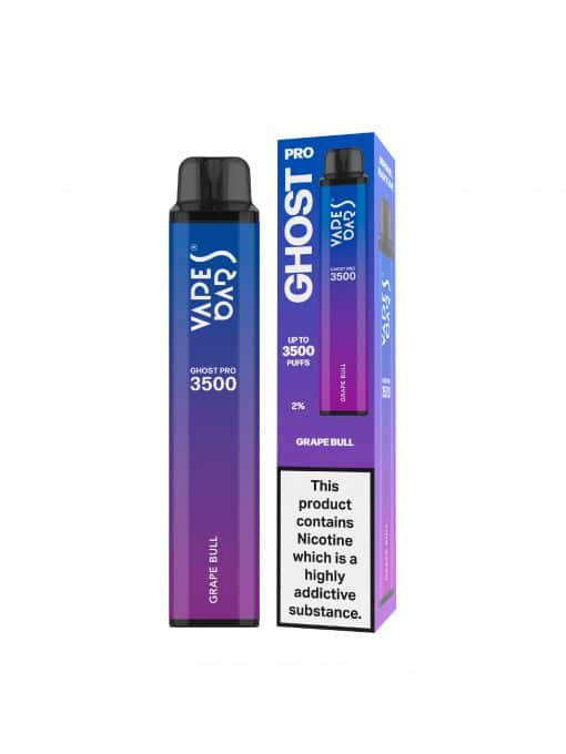 Vape Bar Ghost Pro 3500 Disposable Vape Pod Pen-Grape Bull-vapeukwholesale