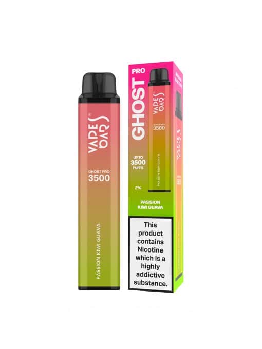 Vape Bar Ghost Pro 3500 Disposable Vape Pod Pen-Passion Kiwi Guava-vapeukwholesale