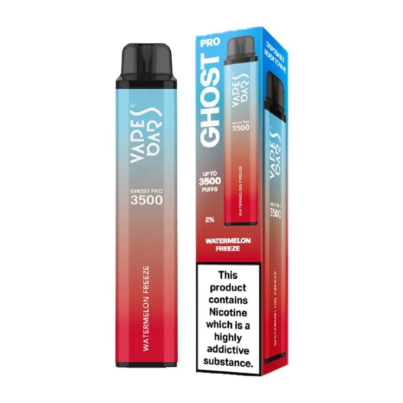 Vape Bar Ghost Pro 3500 Disposable Vape Pod Pen-Watermelon Freeze-vapeukwholesale