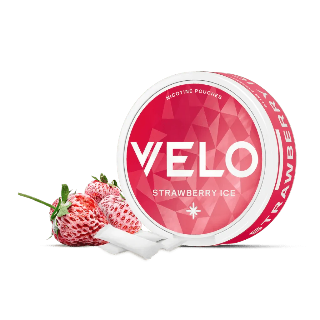 VELO Nicotine Pouches Pack of 10-Strawberry Ice-vapeukwholesale