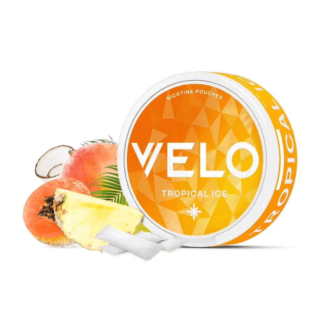 VELO Nicotine Pouches Pack of 10-Tropical Ice-vapeukwholesale
