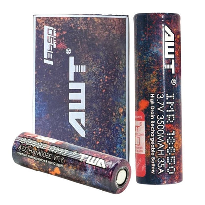 IMR 18650 AWT 3.7V 3500MAH 35A RAINBOW BATTERY [PACK OF 2]