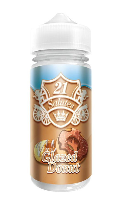 21 Salutes 100ml Shortfill-Glazed Donut-vapeukwholesale