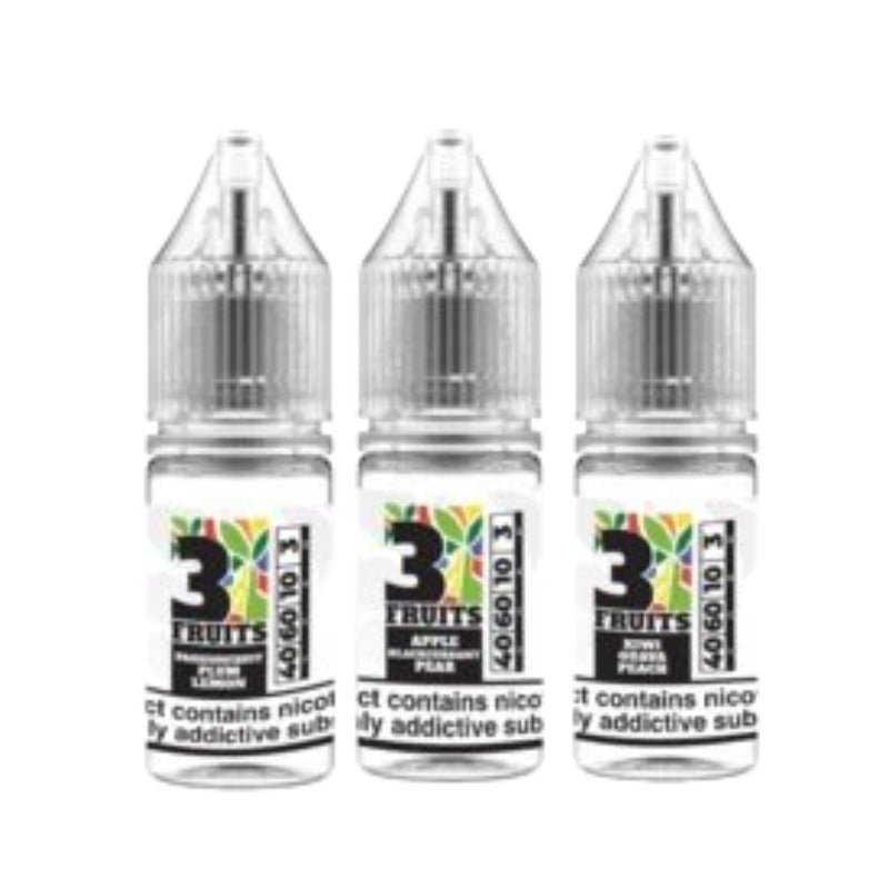 3 Fruits 10ML E-Liquid (Pack of 10)