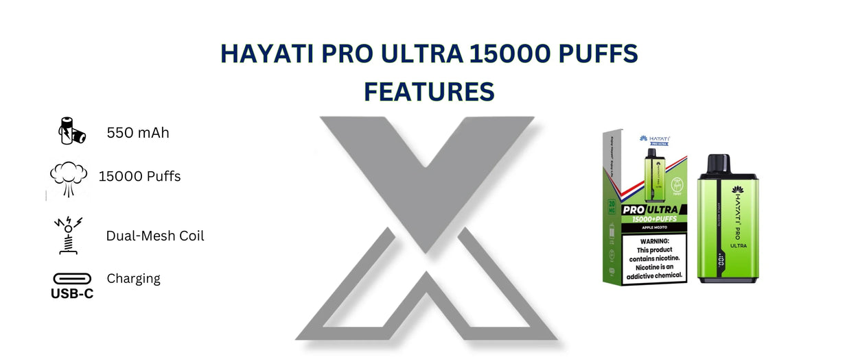 Buy Premium Hayati Pro Ultra 15000 Box of 10 from Vapex wholesale for just £72.80.We provide innovative devices to satisfy vapers' needs.
