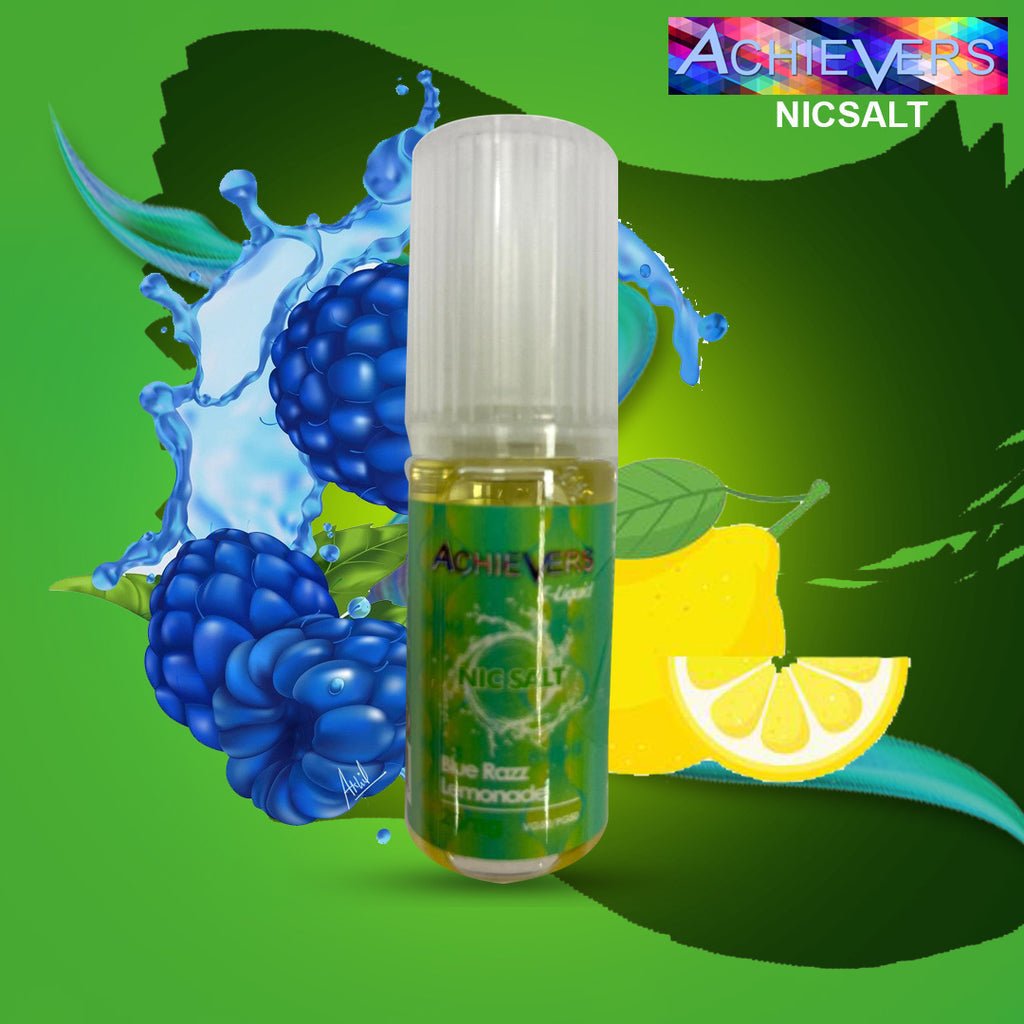 Achievers Salt 10ml- Pack of 10-Blue Razz Lemonade-vapeukwholesale